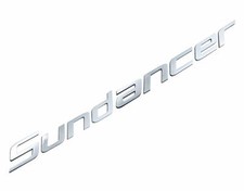 1x Chrome SUNDANCER Emblem SEA RAY Boat Logo Letters Badge 24.25