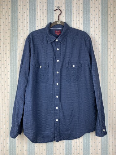 Merona Tailored Fit Shirt Men XL Button 