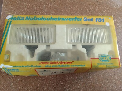 Hella Halogen Fog Lights 160mm Yellow NOS