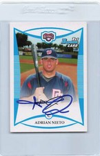 2008 Bowman #BDPP9 Adrian Nieto Nationals Signed Auto *F7159