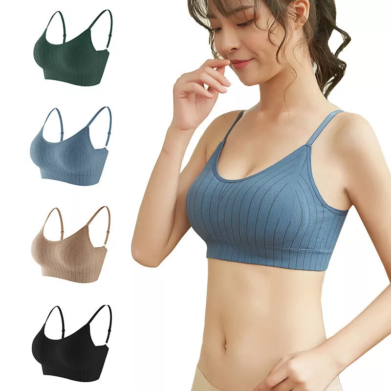 Lingerie Bralette Tank Top Push Up Bra Underwear Comforable Breathable Pad