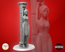 Erotisches Spiel am Marterpfahl Miniatur High Fantasy Figur NSFW 3D Druck