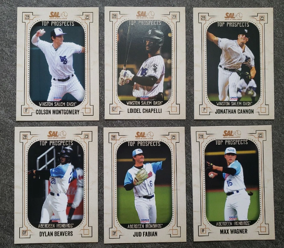 2023 South Atlantic League Top Prospects SINGLE CARDS - CHOOSE YOUR PLAYER - Image 3 of 4