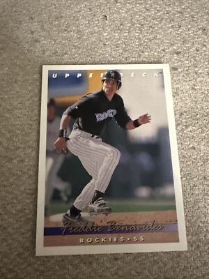 Freddie Benavides Upper Deck 732 Colorado Rockies 1993 Baseball Card