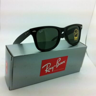 New Ray-Ban Sunglasses RB 2140 901 54-18 WAYFARER Black Frames