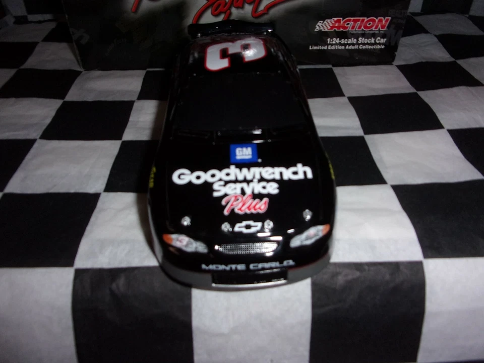 Dale Earnhardt Sr #3 GM GOODWRENCH Service Plus 1:24 BANK NASCAR Action 101107 - Immagine 3 di 4