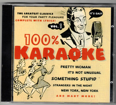 Karaoke-100% Vol. 1 It's not unusual, Something stupid, Love me tender, Y.. [CD]