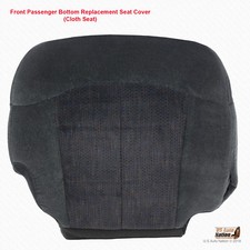 1999 2000 2001 2002 Chevy Silverado Passenger Bottom Graphite Cloth Seat Cover 1999 2000 2001 2002 Chevy Silverado Passenger Bottom Graphite Cloth Seat Cover