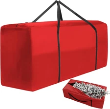 Christmas Tree Storage Bag, 12 ft Skeleton and Tree Bag, Large（68*30*20in） Red