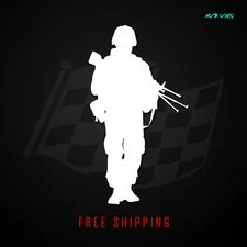 Military Soldier Vinyl Decal Sticker | Support Army Marines Navy 292