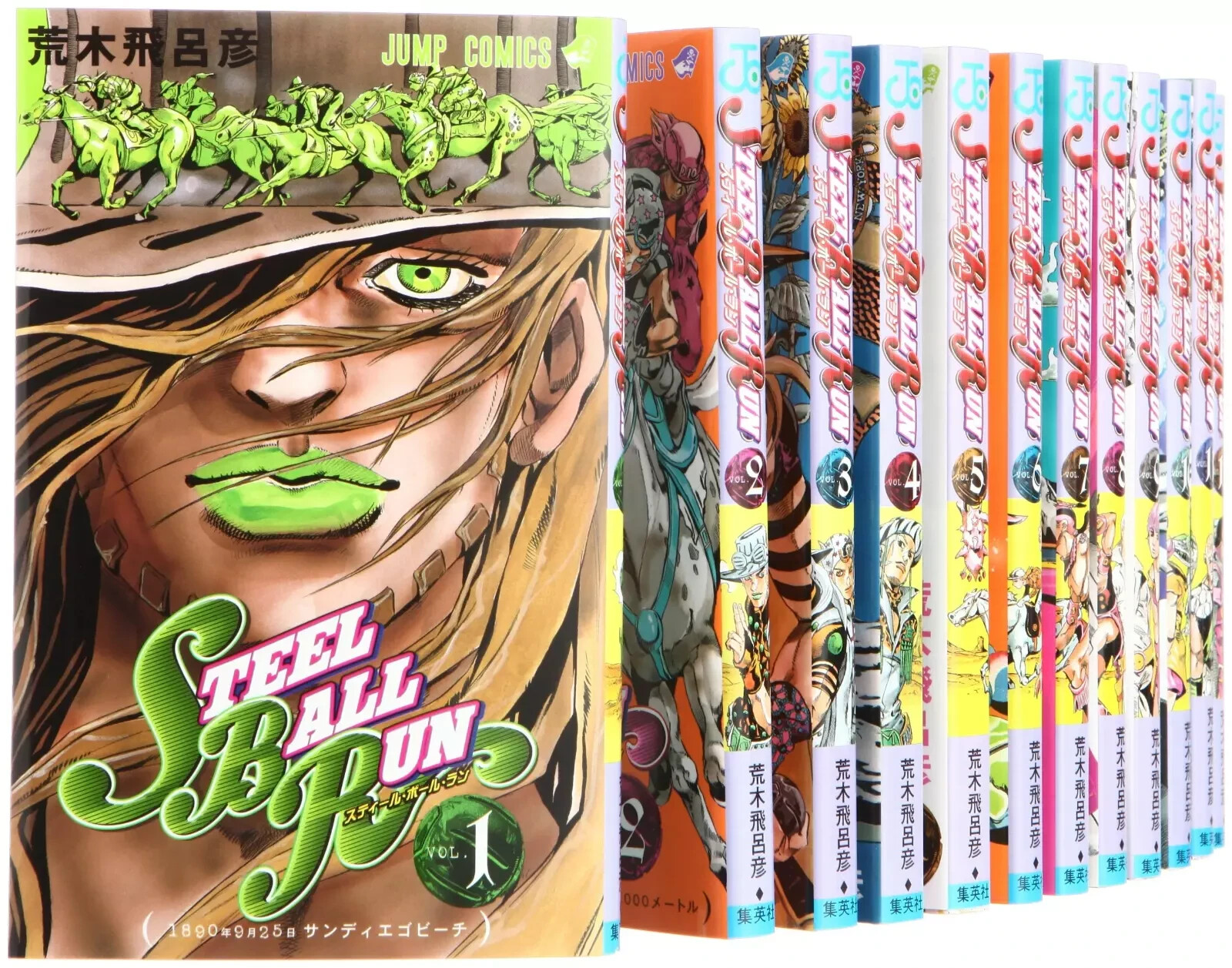 STEEL BALL RUN JoJos Part 7 Vol.1-24 Complete Full Set Japanese Manga