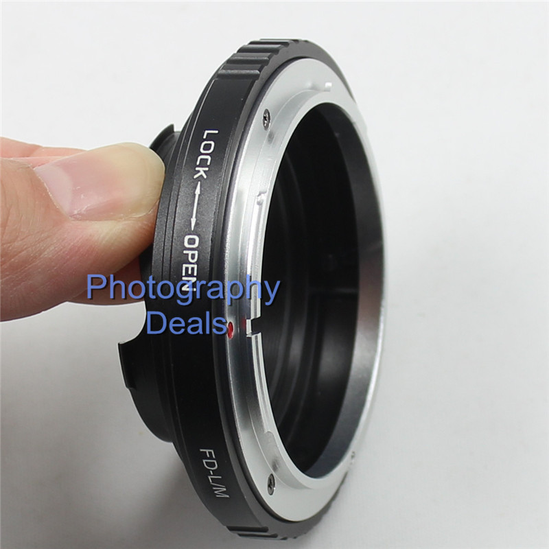 Adattatore Obiettivo FD Leica M Adattatore Obiettivo Da Montaggio Canon FD A Leica M - Per M9, M8, M7, M6, M5 E TECHART LM-EA7 Leica 50 - Foto 5
