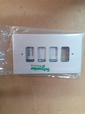 Schneider Ultimate Grid Plate White Moulded GUG01G GUG02G GUG03G GUG04G