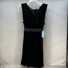 Draper James Dress Women's 2XL Black V-Neck Sleeveless Classic Little Black NWT