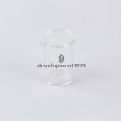 5Pcs Chemistry GG17 Laboratory Beaker, Borosilicate Glass Beaker 5mL #E8