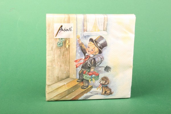 "Servietten \"Chimey Sweep\" Ambiente Studio Papierservietten 33X33 Silvester"-image