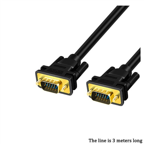 1set VGA 3+6 Connecting VGA For Computer TV Monitor 3 Meters Aluminium Foil+PVC - 第 2/9 張圖片