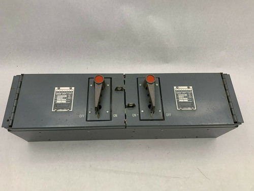 Federal Pacific QMQB-3336 Used 3P 30A 600V Fused Switch See Pics #E7