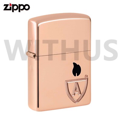 Zippo 46171 Armor Solid Copper Case Lighter, Black Insert New In