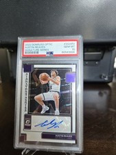 Austin Reaves 2022 Donruss Optic Auto Signature Series PSA 10 Lakers