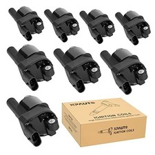 Round Ignition Coil Pack Compatible with V8 4.8 5.3 6.0 Chevy Silverado Tahoe