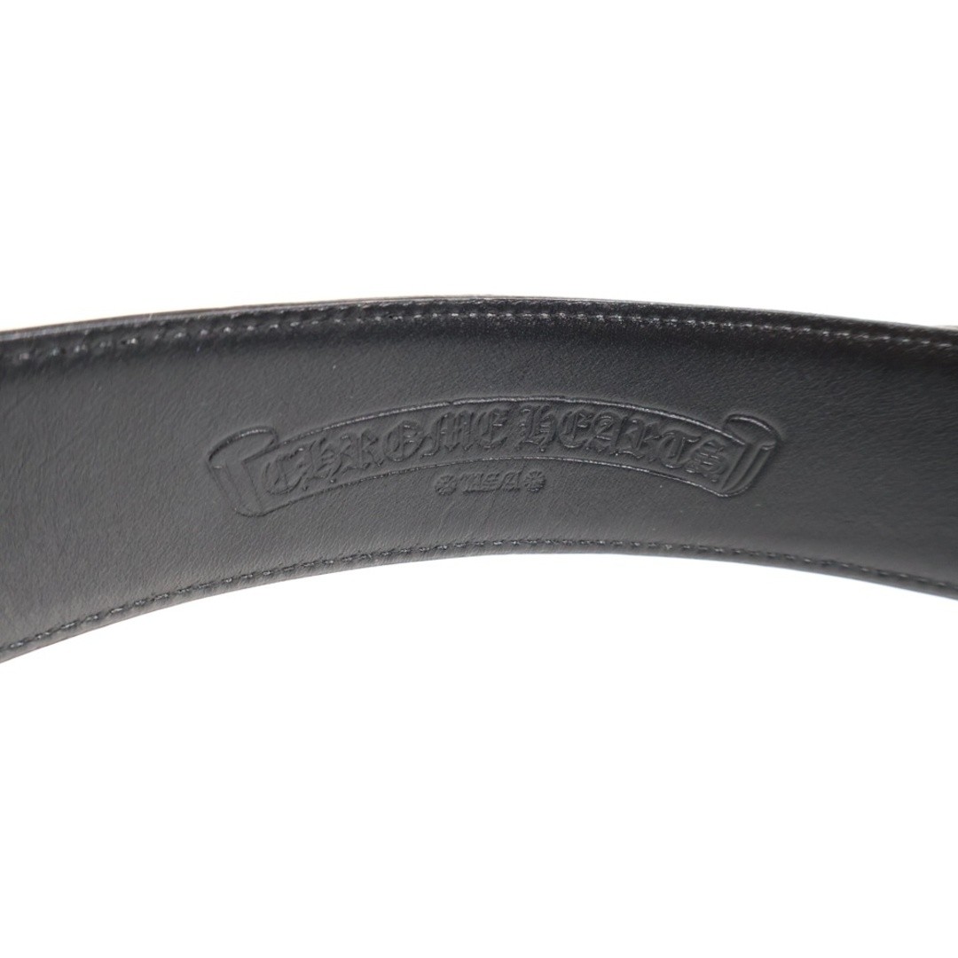 Chrome Hearts BLT Filigree OTJ Buckle Leather Belt Black Silver Used a30473aed15 thumbnail 6