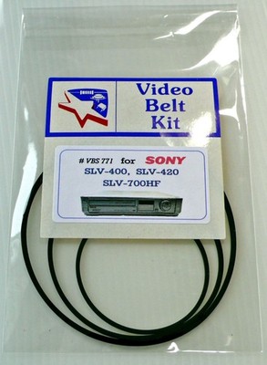 VCR Belt KIT for SONY SLV-400, SLV-420, SLV-700HF and likely SLV-720HF as well