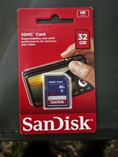 SanDisk Standard 32 GB SD Class 4 SDHC Memory Card - SDSDB-032G-B35