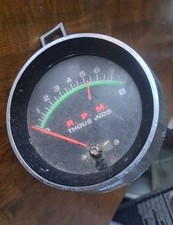 Vintage 8k 8000 Rpm Sweep Tachometer Unbranded Usa Made