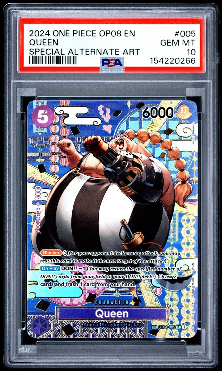 2024 ONE PIECE OP08-TWO LEGENDS SPECIAL ALTERNATE ART #005 QUEEN