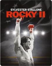 Rocky II Steelbook 4K UHD Blu-ray Burgess Meredith Tony Burton UK IMPORT 