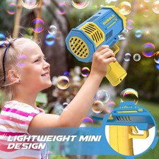 Durable Rocket Bubble Machine Gun High-Output Automatic Bubble Blower
