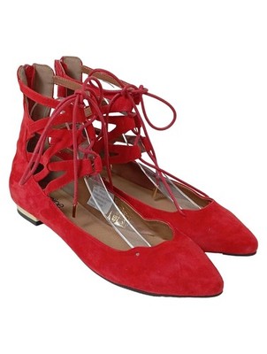 HEINE Schnürschuhe Damen Halbschuhe Gr. DE 42 rot Casual-Look