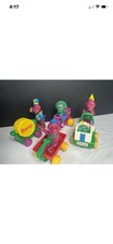 Vintage Barney Dinosaur/friends BABY BOP Push Along LOT Figures Toy Party 1993