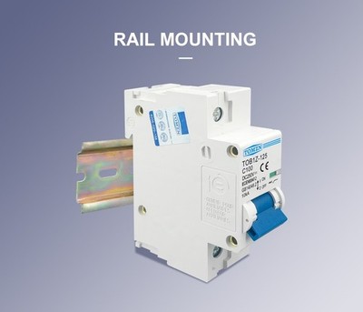 Leistungsschalter 250 V DC MCB 80A IP20 TOB7Z-63 Elektrische Ausrüstung