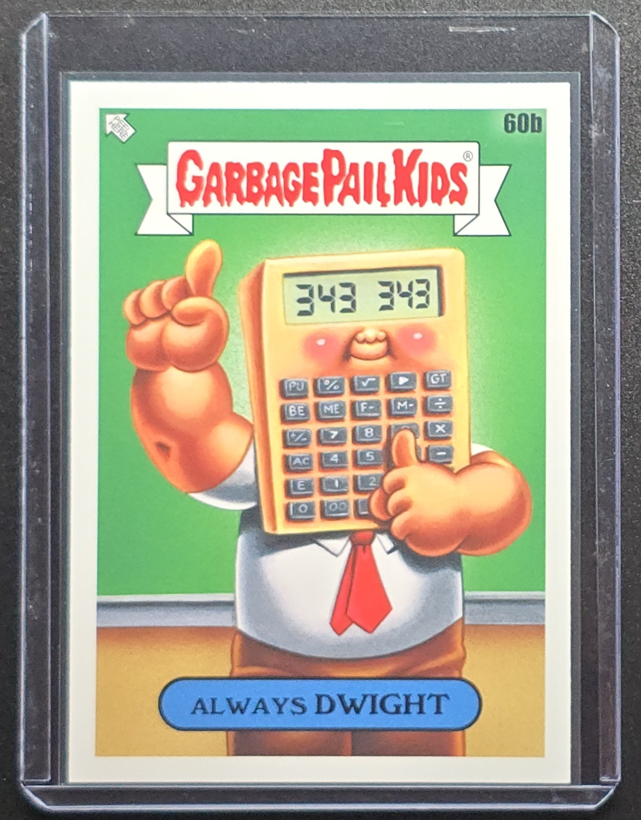 Always Dwight #60b PSA 9 Garbage Pail Kids card front