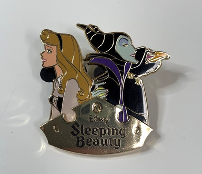 Disney Pin - Sleeping Beauty 65th - Briar Rose/Aurora, Maleficent & Diablo - LR