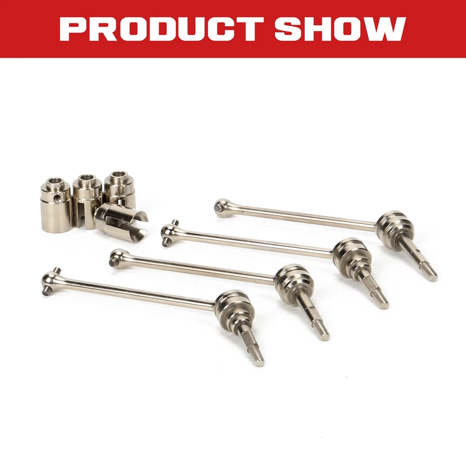 Eje de transmisión CVD delantero trasero de acero #45 para piezas de actualización Traxxas Slash 4X4 1/10 Foto 2 de 4