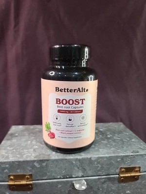 Better Alt Boost beet root capsules  count EXP 05/2027
