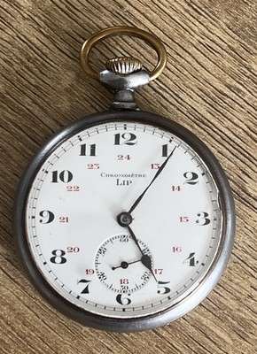 Pocket Watch Chronometre Lip Gousset Gousset Marque Lip MONTRE