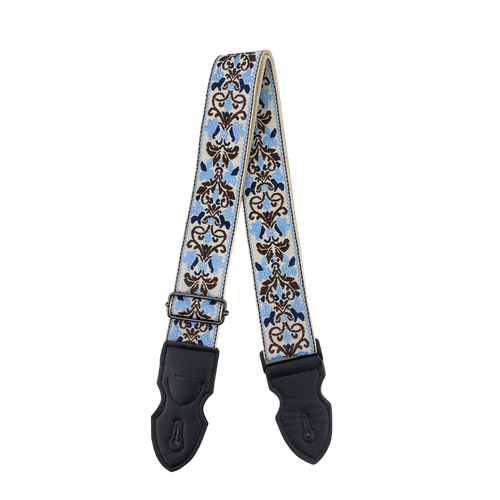 Electric Guitar Strap Shackles Instrument Adjustable Strap Embroidery ...