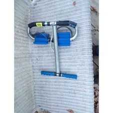 Fitness Toning Bar Resistance Spring Bar Exercise Workout Equipment Blue Silver