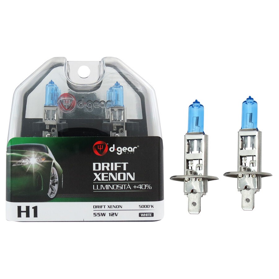 D-GEAR Drift H1 12V 55W Lampadine Effetto Xenon 5000K Omologate ECE