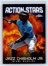 2023 Topps Chrome Update Jazz Chisholm Jr. Action Stars #ASC-30 Miami Marlins