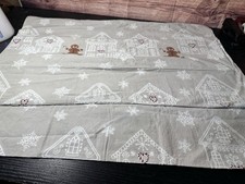 2 Pottery Barn Gingerbread Village Percale STANDARD pillowcases Christmas 20x32