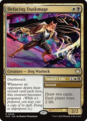 MTG: Secrets of Strixhaven Silverquill Influence Commander (Choose your Card)