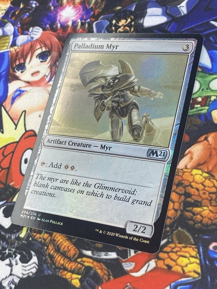 MTG Palladium Myr 🇬🇧 ⚪️ NM FOIL Magic TCG Core Set M21 OG Deck Artifact - Bild 2 von 4