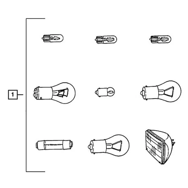 For Dodge Dakota 1997-2004 Mopar Headlight Bulb Foto 3 de 4
