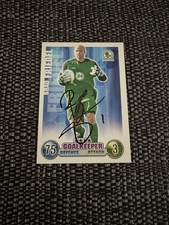 BRAD FRIDEL - BLACKBURN ROVERS FC FOOTBALL SIGNED MATCH ATTAX CARD