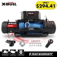 X-bull 12000lbs Electric Winch Synthetic Rope Truck Trailer Towing 12v 4wd 4x4 X-bull 12000lbs Electric Winch Synthetic Rope Truck Trailer Towing 12v 4wd 4x4